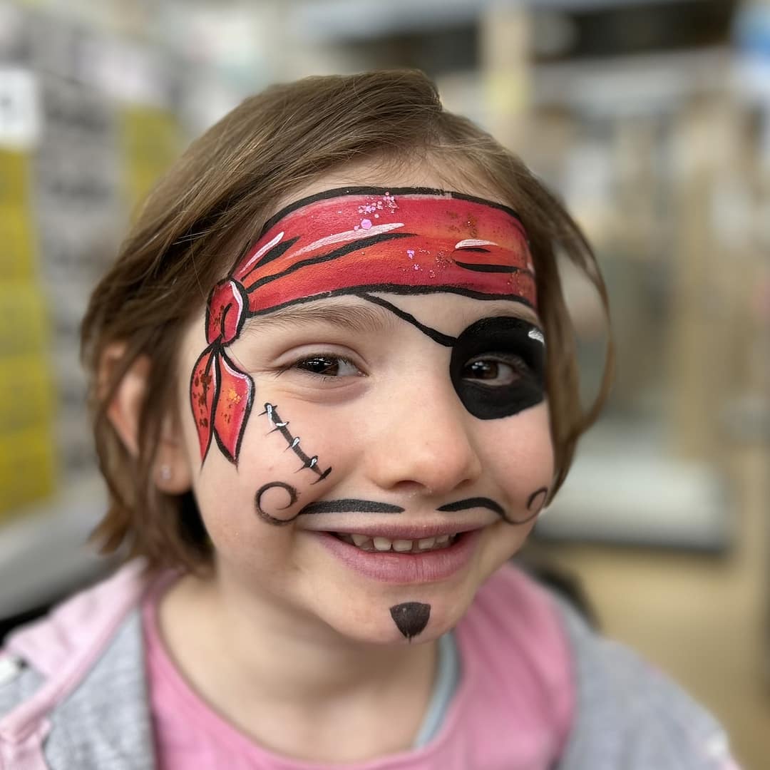 Pirate facepainting